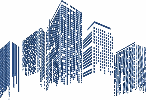 Ilustración de edificios gestionados por Fibreo